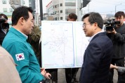옥정~포천 광역철도 사업 현장 방문한 김동연, “경기북부의 새로운 시대 만들 수 있게 노력하겠다”